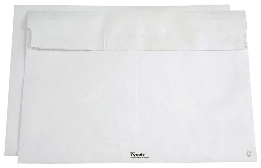 782961 Du Pont 11810 Konvolutt Tyvek 457 x 305 x 51 mappe SKD 50 mm belg (100)